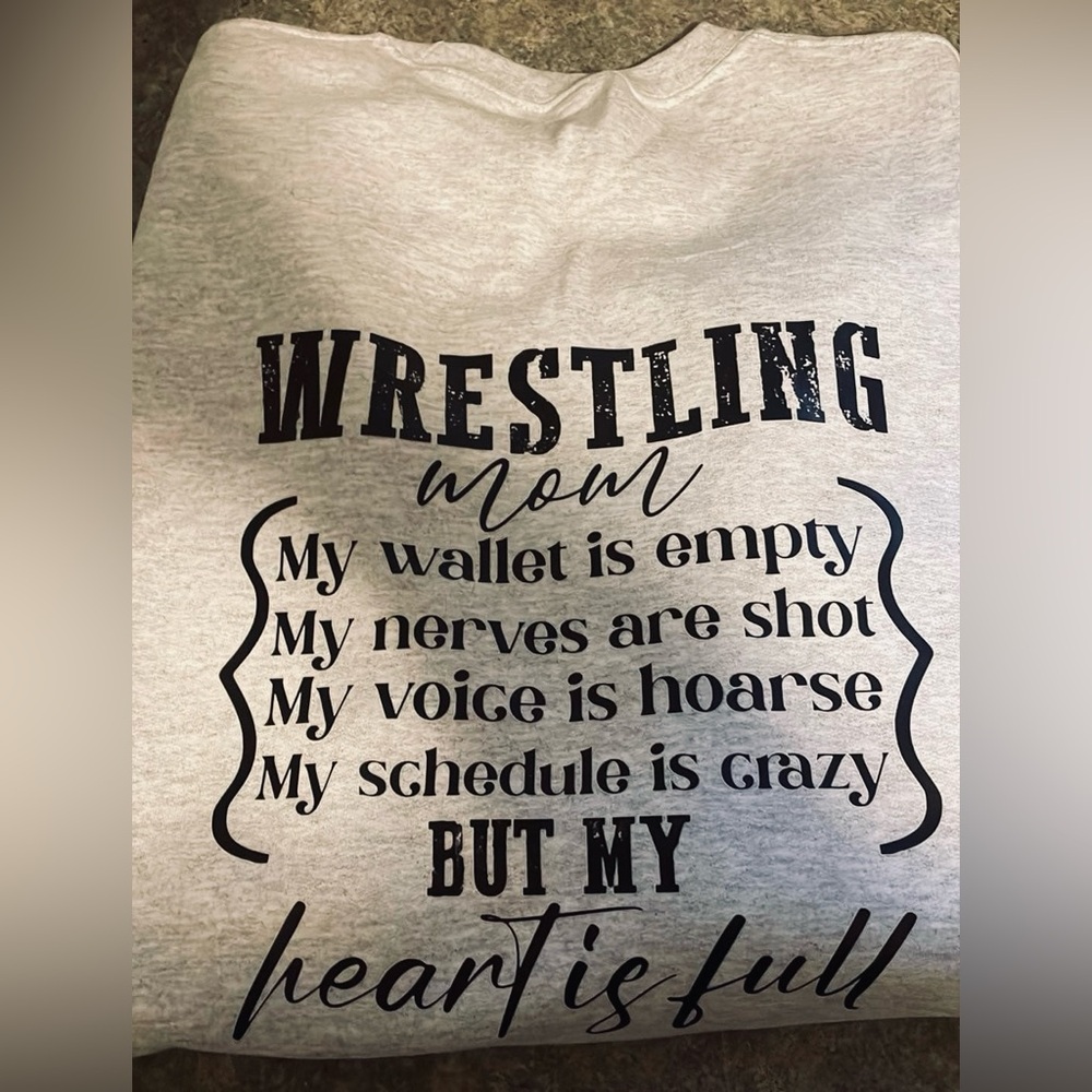 Wrestling Mom Graphic Sweater